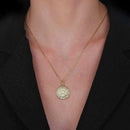 Colar Dourado Medalha São Miguel Arcanjo Cravejado de Zircônia - Galeria