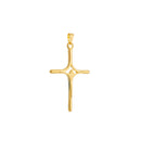 Pingente Dourado Crucifixo