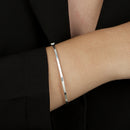 Pulseira Bracelete Oval em Prata 925 - Galeria