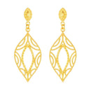 Brinco Dourado Folha de Gala