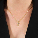 Colar Dourado Filha com Zircônia - Galeria