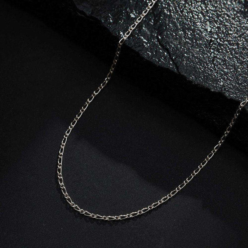 Corrente Prateada Masculina Elo 1 por 1 - Galeria