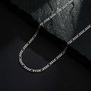 Corrente Prateada Masculina Elo 3 por 1 &