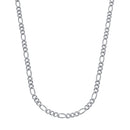 Corrente Prateada Masculina Elo 3 por 1 &