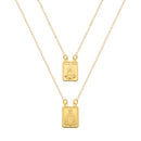 Escapulário Dourado Masculino Tradicional